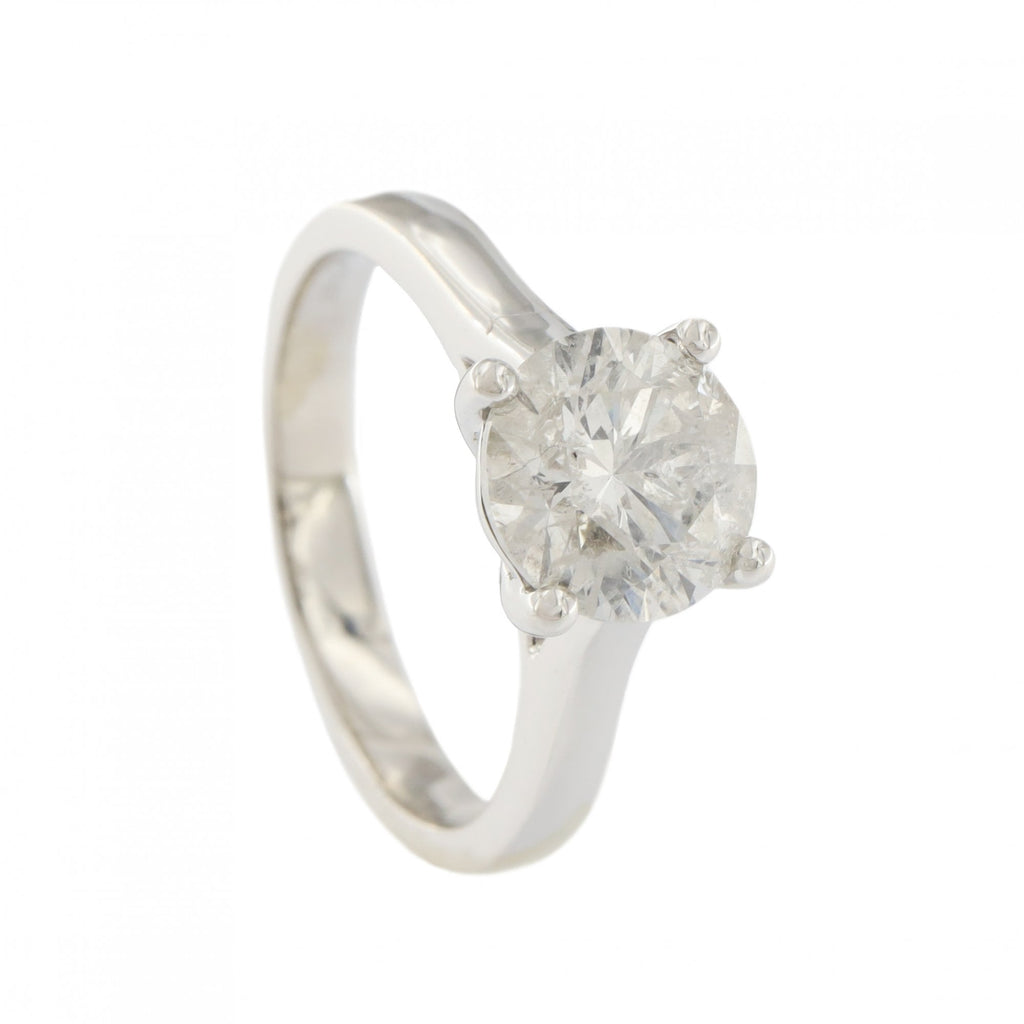Platinum Diamond 2.02ct Single Stone Ring
