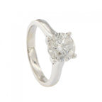 Platinum Diamond 2.02ct Single Stone Ring