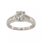 18ct White Gold Diamond 0.75ct Single Stone Ring