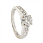 18ct White Gold Diamond 0.75ct Single Stone Ring