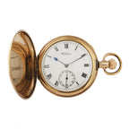 Waltham Full Hunter Gold Plated Pocket Watch