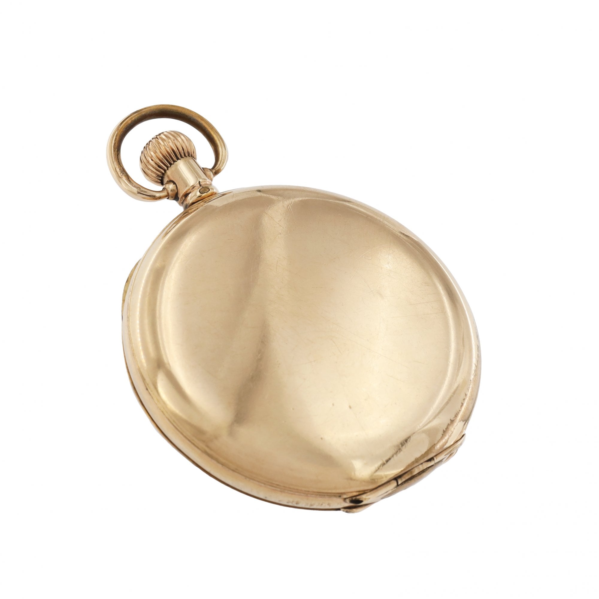 Waltham Full Hunter Gold Plated Pocket Watch