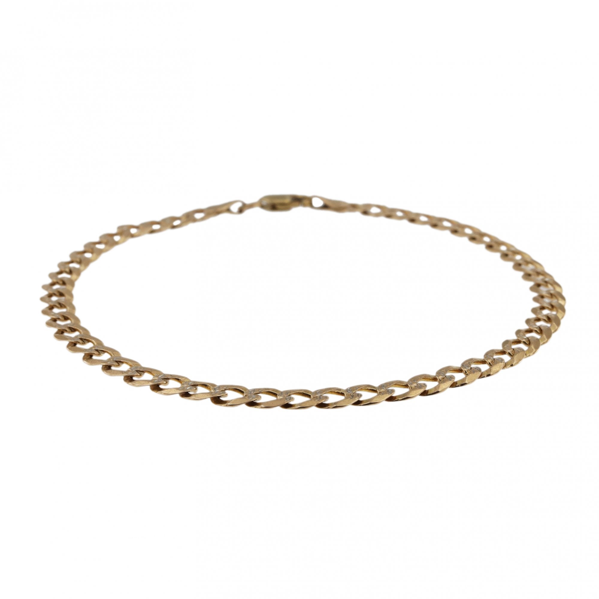 9ct Yellow Gold Curb Bracelet