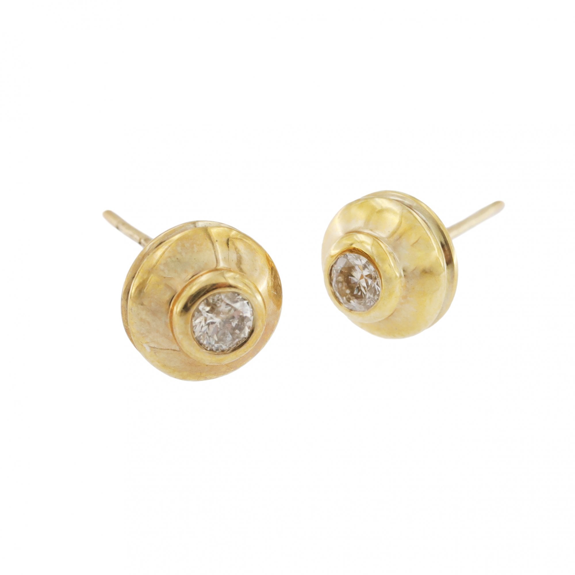 9ct Yellow Gold Diamond 0.15ct Stud Earrings