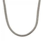 Silver Fancy Necklet 22"