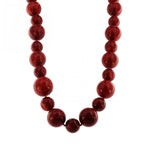 Coral Large Beads 27"