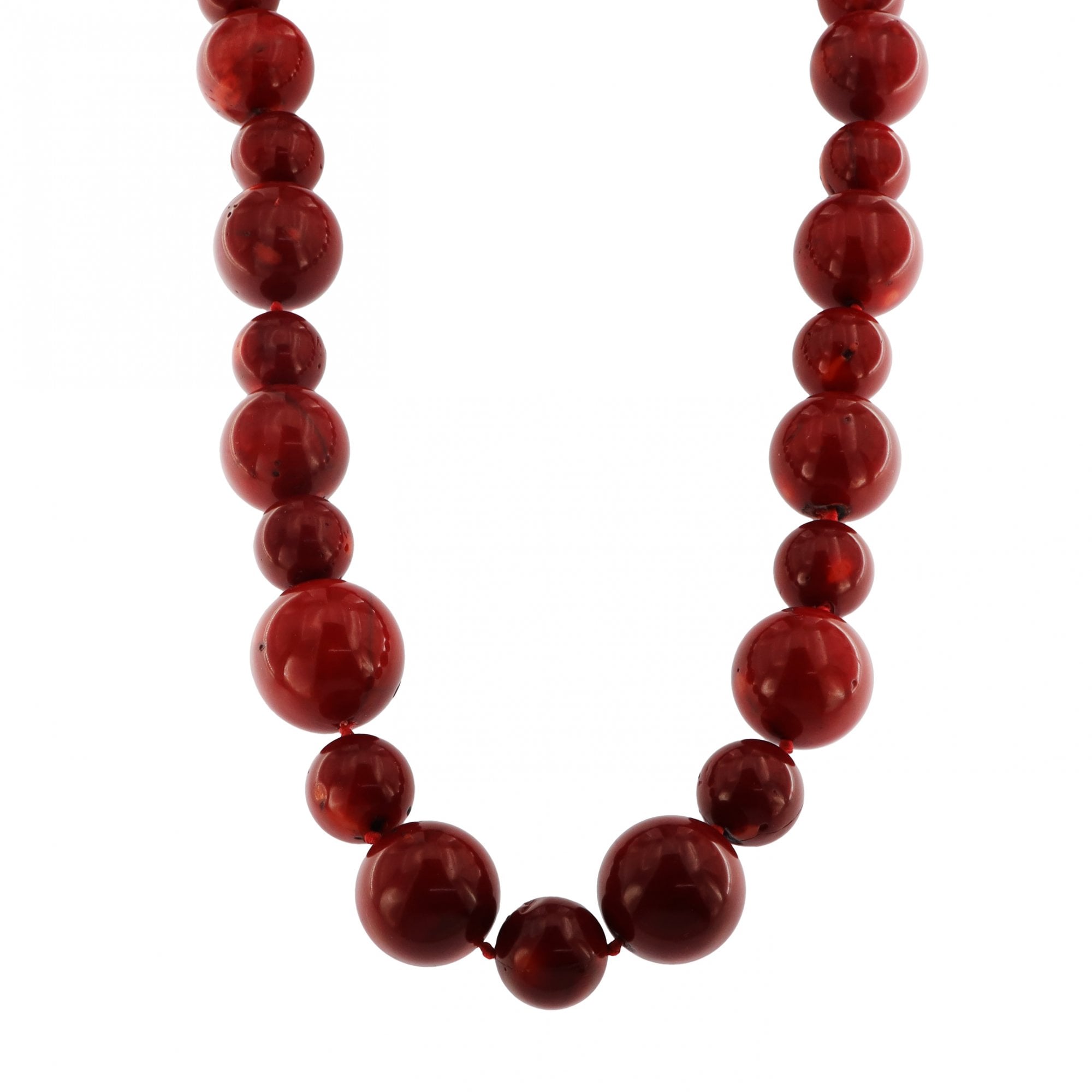 Coral Large Beads 27"