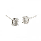 9ct White Gold Diamond 0.10ct Stud Earrings