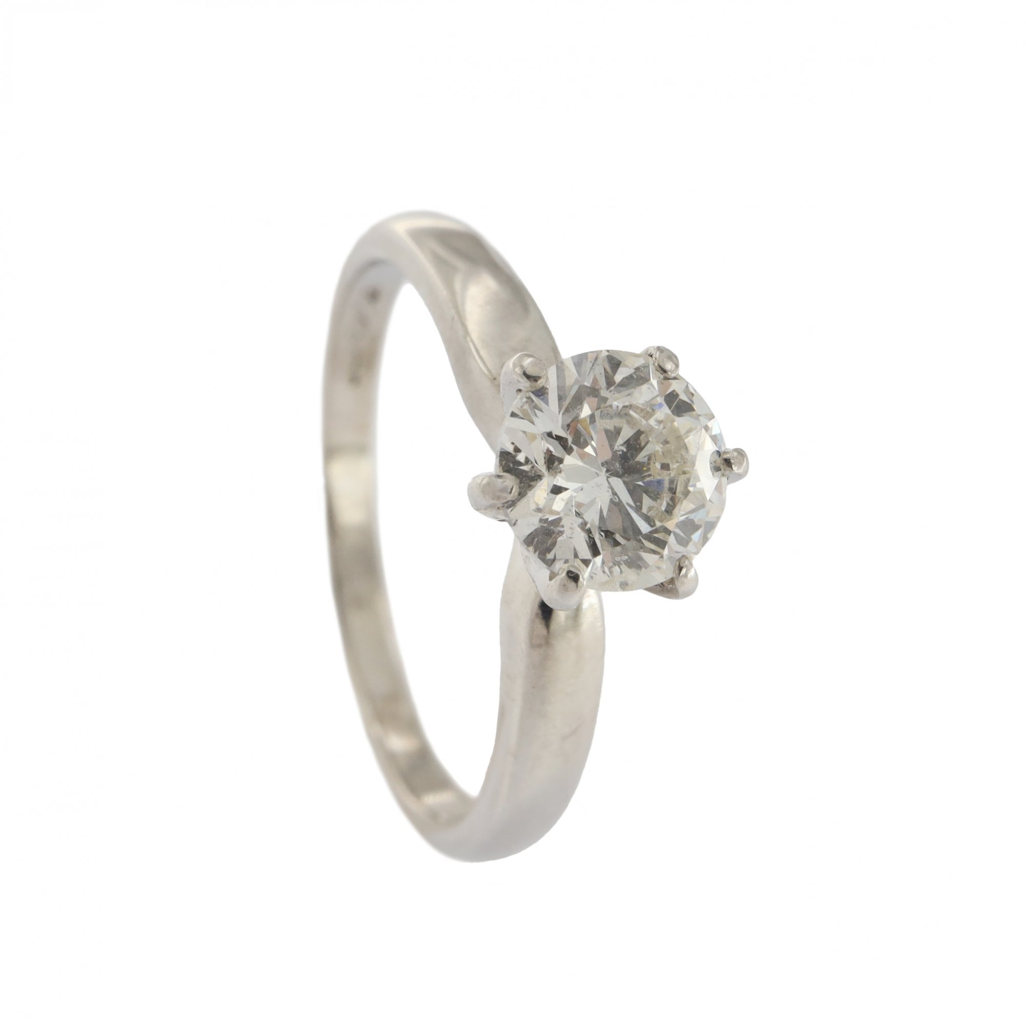 Platinum Diamond 1.00ct Approx Single Stone Ring