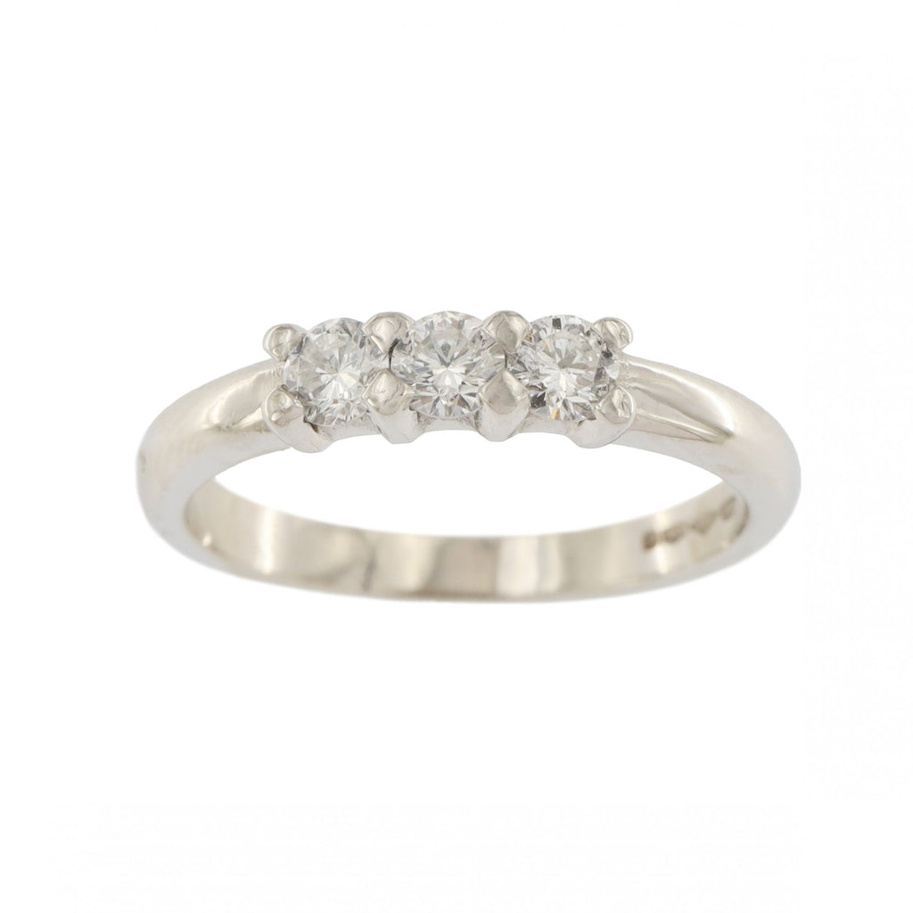 Platinum Diamond 3 Stone 0.50ct Ring
