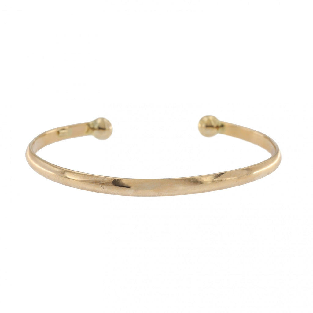 9ct Yellow Gold Torque Small Bangle Solid