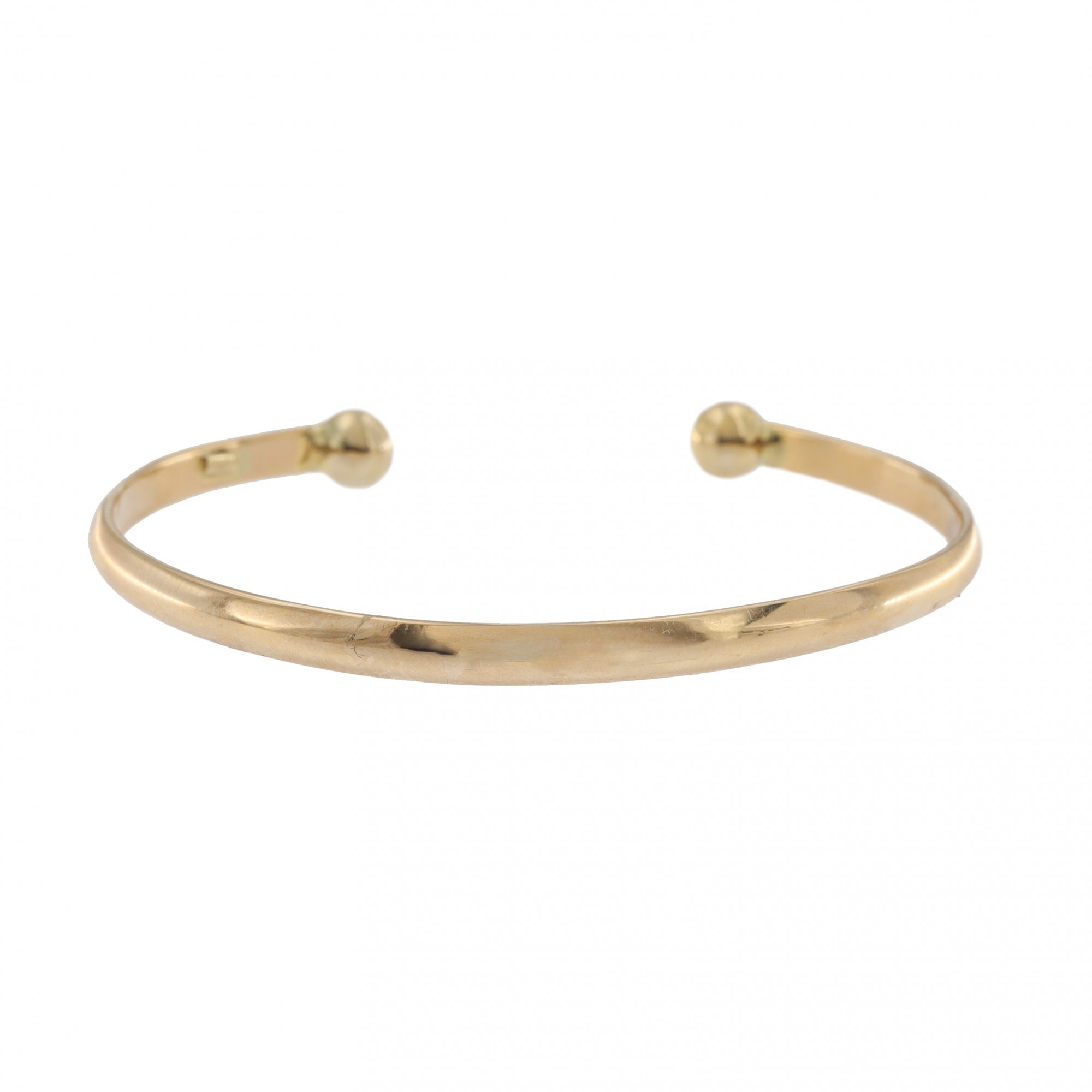 9ct Yellow Gold Torque Small Bangle Solid