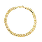 Silver Gilt Curb Bracelet Large