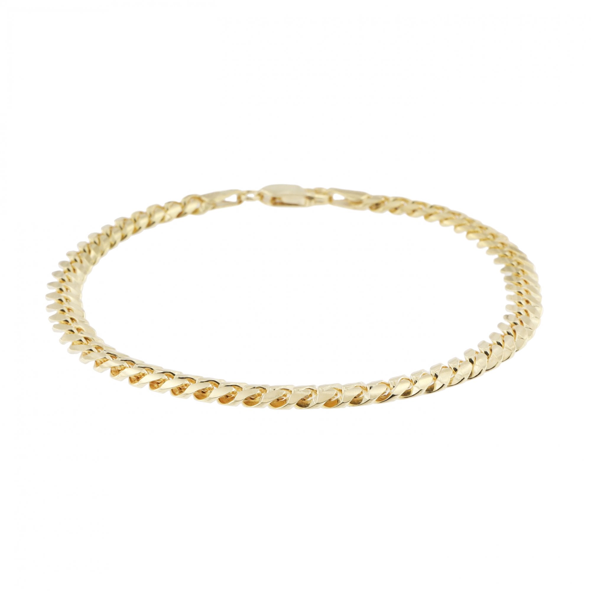 Silver Gilt Curb Bracelet Medium