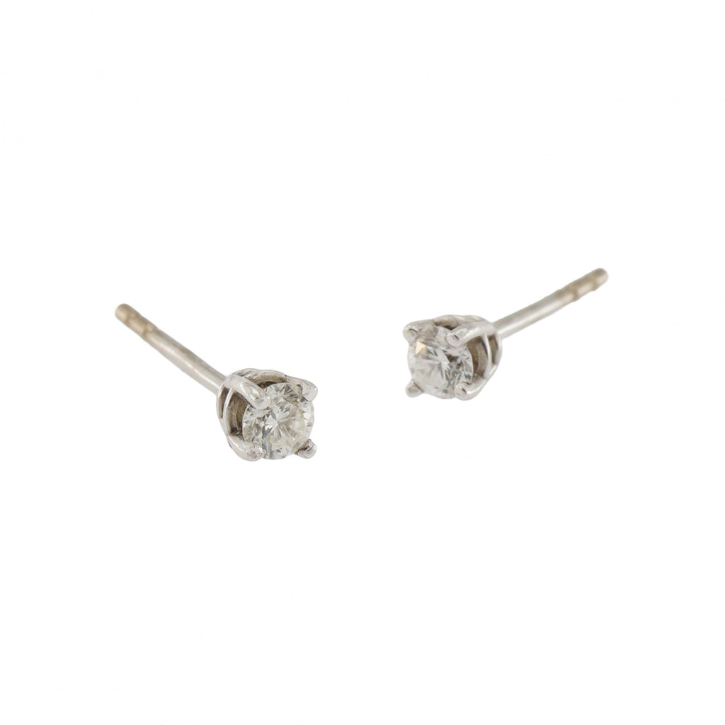 18ct White Gold Diamond 0.30ct Stud Earrings