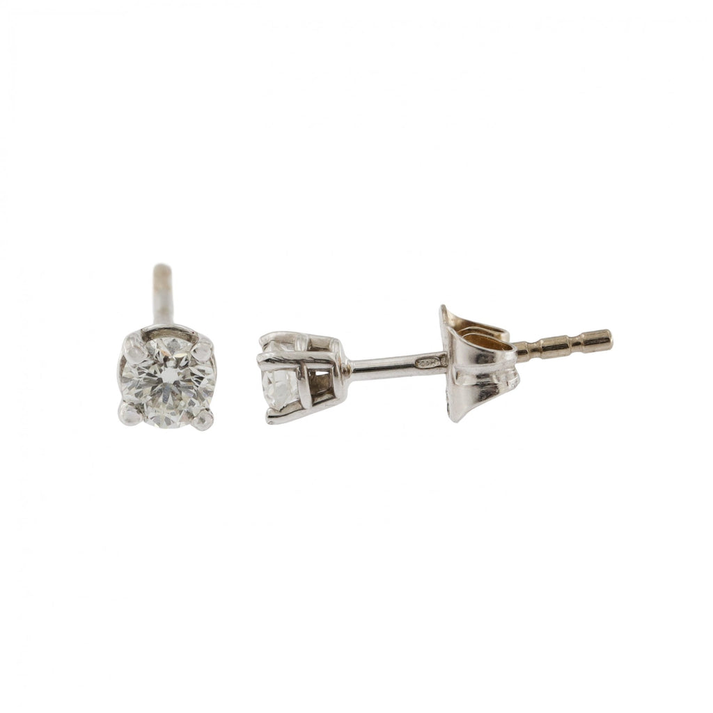 18ct White Gold Diamond 0.30ct Stud Earrings